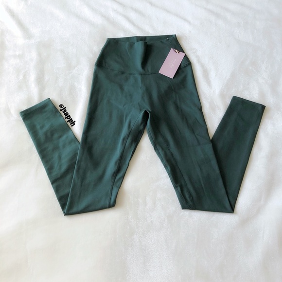 Crop Shop Boutique Serenity Leggings - Forest Green - Picture 2 of 4